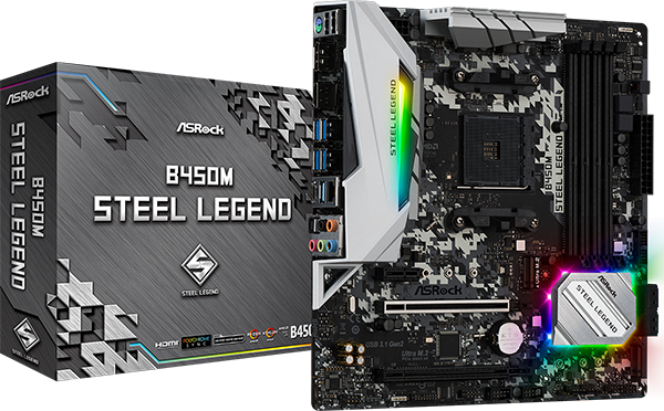 ASRock B450M Steel Legend